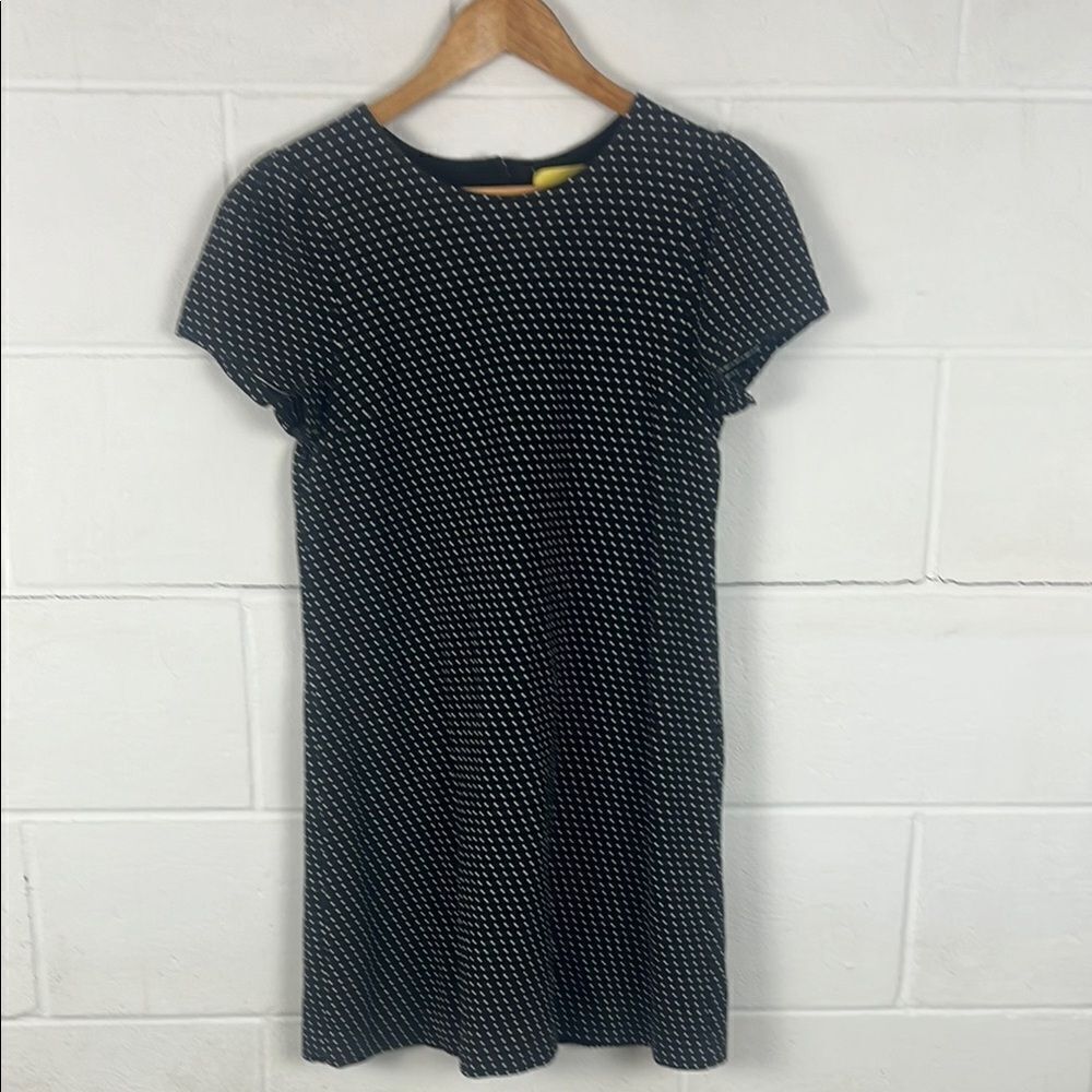 Anthropologie Maeve polka dot short sleeve mini dress